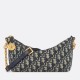 Replica Dior Diorstar Hobo Bag with Chain Blue Oblique Jacquard Fake Dior Diorstar Hobo Bag with Chain Blue Oblique Jacquard Replica