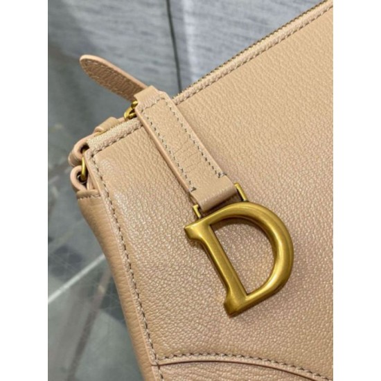 Replica Dior Saddle Rodeo Pouch Biscuit Goatskin Replica Dior Saddle Rodeo Pouch Biscuit Goatskin