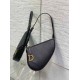 Replica Dior Saddle Rodeo Pouch Black Goatskin Replica Dior Saddle Rodeo Pouch Black Goatskin