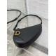 Replica Dior Saddle Rodeo Pouch Black Goatskin Replica Dior Saddle Rodeo Pouch Black Goatskin