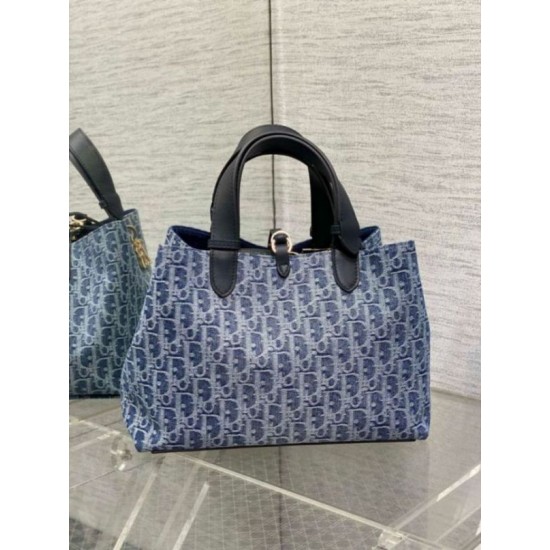 Replica Dior Toujours Medium Bag Blue Denim Oblique Jacquard Fake Dior Toujours Medium Bag Blue Denim Oblique Jacquard Replica