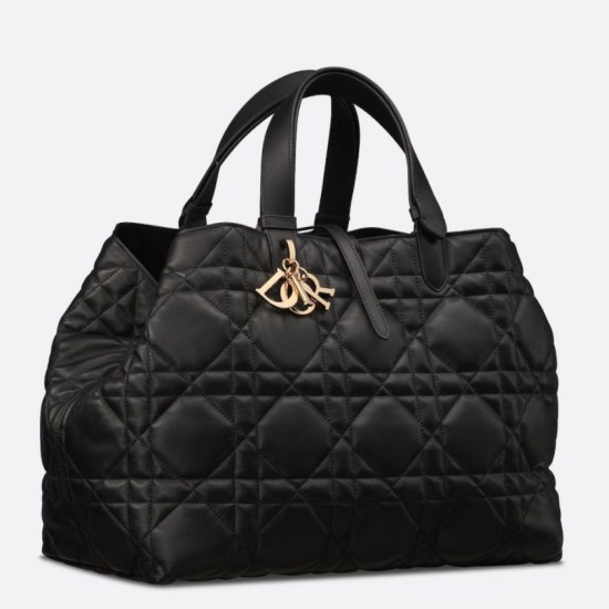 Replica Dior Toujours Large Bag Black Macrocannage Calfskin Replica Dior Toujours Large Bag Black Macrocannage Calfskin