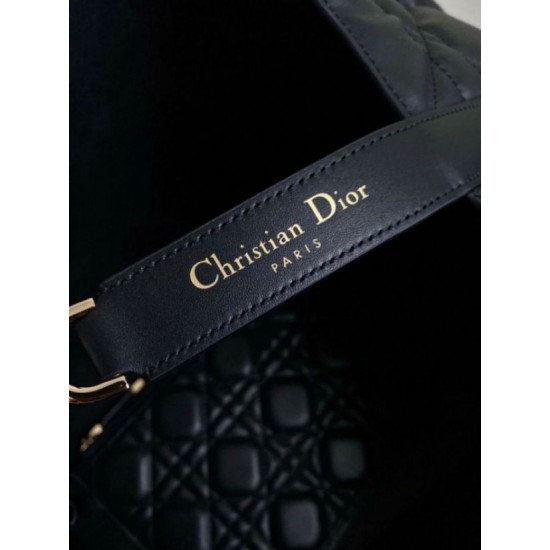 Replica Dior Toujours Large Bag Black Macrocannage Calfskin Replica Dior Toujours Large Bag Black Macrocannage Calfskin