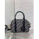 Replica Dior D-Vibe Bowling Medium Bag Blue Oblique Jacquard Replica Dior D-Vibe Bowling Medium Bag Blue Oblique Jacquard