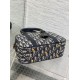 Replica Dior D-Vibe Bowling Medium Bag Blue Oblique Jacquard Replica Dior D-Vibe Bowling Medium Bag Blue Oblique Jacquard