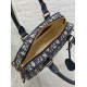 Replica Dior D-Vibe Bowling Medium Bag Blue Oblique Jacquard Replica Dior D-Vibe Bowling Medium Bag Blue Oblique Jacquard