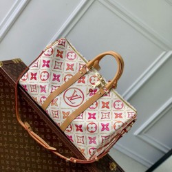 Replica Louis Vuitton Keepall Bandouliere 45 Bag Monogram Tiles M11251
