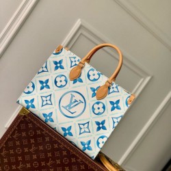 Replica Louis Vuitton OnTheGo MM Bag Monogram Tiles M11262