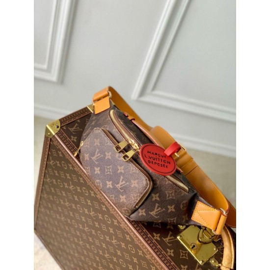 Fake Louis Vuitton Rush Bumbag Bag Monogram Dust M11539 Replica Replica Louis Vuitton Rush Bumbag Bag Monogram Dust M11539