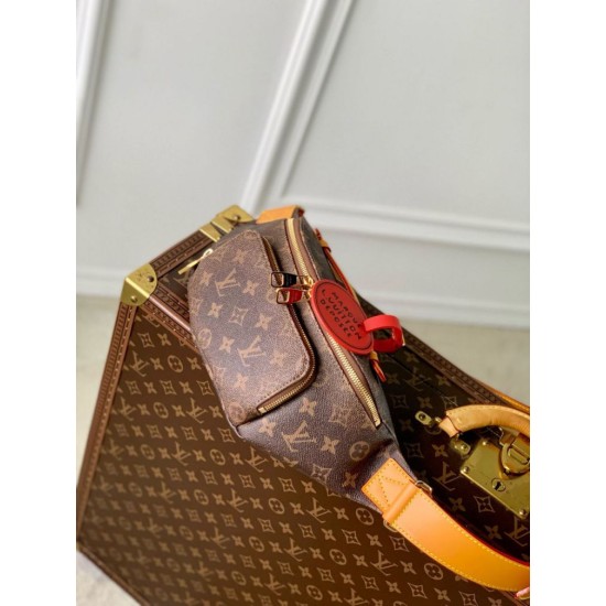 Fake Louis Vuitton Rush Bumbag Bag Monogram Dust M11539 Replica Replica Louis Vuitton Rush Bumbag Bag Monogram Dust M11539