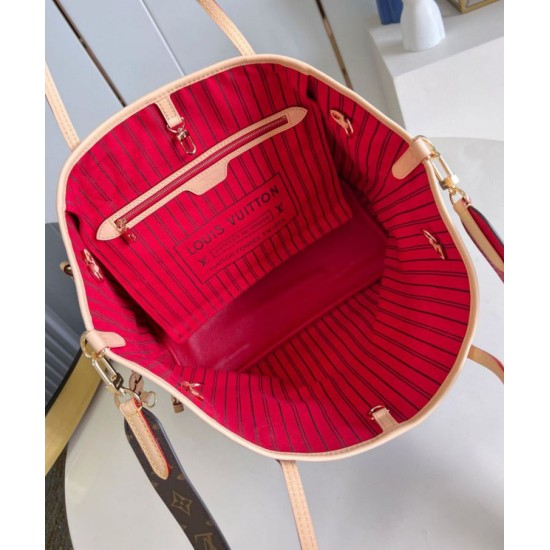 Replica Louis Vuitton Neverfull Bandouliere Inside Out MM Bag Monogram M12096 Replica Louis Vuitton Neverfull Bandouliere Inside Out MM Bag Monogram M12096