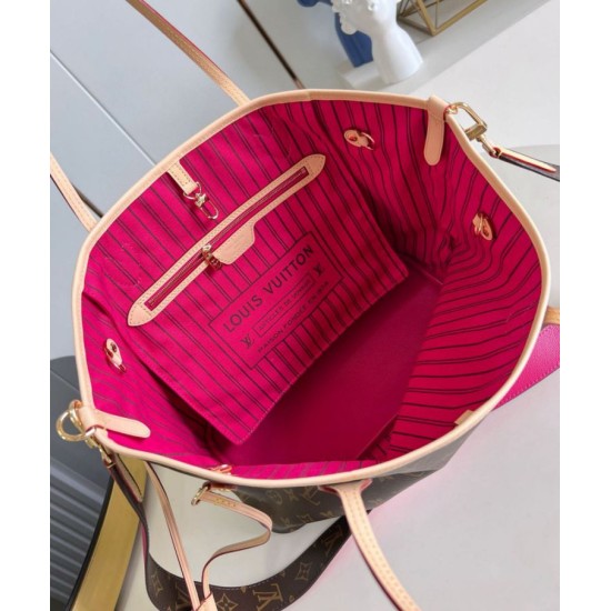 Replica Louis Vuitton Neverfull Bandouliere Inside Out MM Bag Monogram M12257 Replica Louis Vuitton Neverfull Bandouliere Inside Out MM Bag Monogram M12257