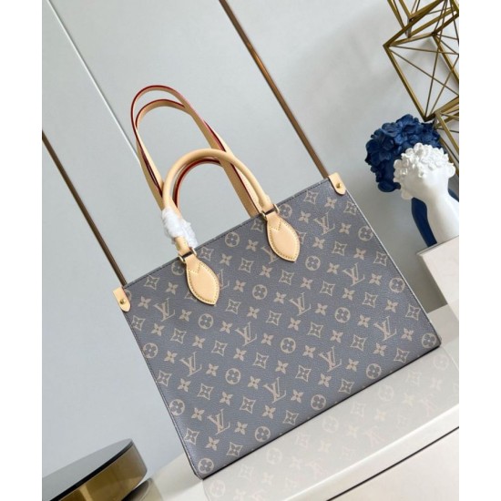 Replica Louis Vuitton OnTheGo MM Bag Grey Monogram M12415 Replica Louis Vuitton OnTheGo MM Bag Grey Monogram M12415