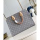 Replica Louis Vuitton OnTheGo MM Bag Grey Monogram M12415 Replica Louis Vuitton OnTheGo MM Bag Grey Monogram M12415