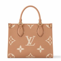 Fake Louis Vuitton Onthego PM Bag Bicolor Monogram Empreinte M12513 Replica