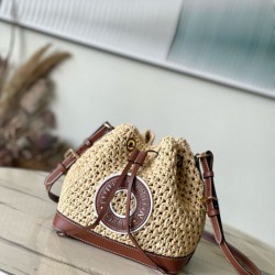 Replica Louis Vuitton Noe BB Bag Natural Raffia M24722