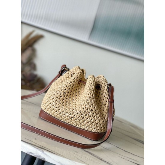 Replica Louis Vuitton Noe BB Bag Natural Raffia M24722 Replica Louis Vuitton Noe BB Bag Natural Raffia M24722