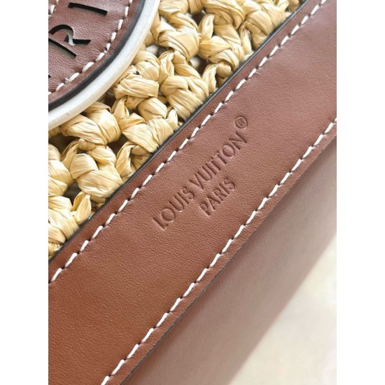 Replica Louis Vuitton Noe BB Bag Natural Raffia M24722 Replica Louis Vuitton Noe BB Bag Natural Raffia M24722