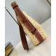 Replica Louis Vuitton Croissant MM Bag Natural Raffia M24811 Replica Louis Vuitton Croissant MM Bag Natural Raffia M24811