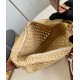 Replica Louis Vuitton Croissant MM Bag Natural Raffia M24811 Replica Louis Vuitton Croissant MM Bag Natural Raffia M24811