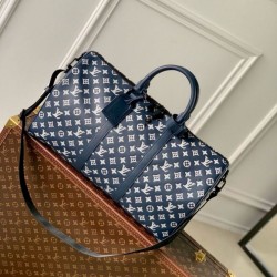 Replica Louis Vuitton Keepall Bandouliere 50 Bag Monogram Shadow M24953