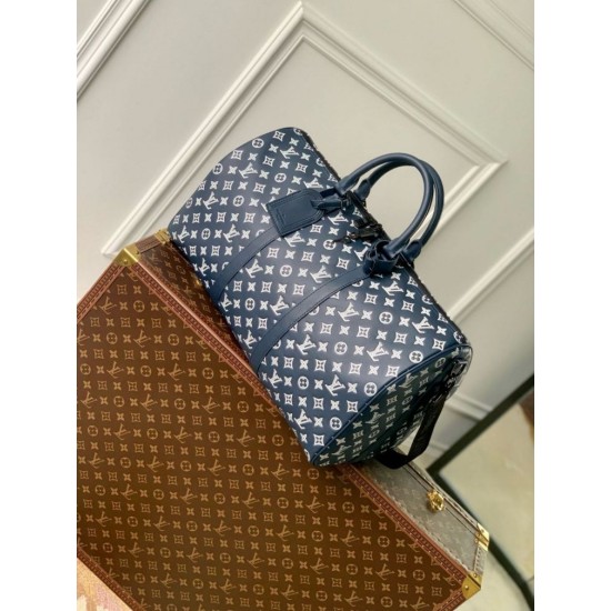 Replica Louis Vuitton Keepall Bandouliere 50 Bag Monogram Shadow M24953 Replica Louis Vuitton Keepall Bandouliere 50 Bag Monogram Shadow M24953