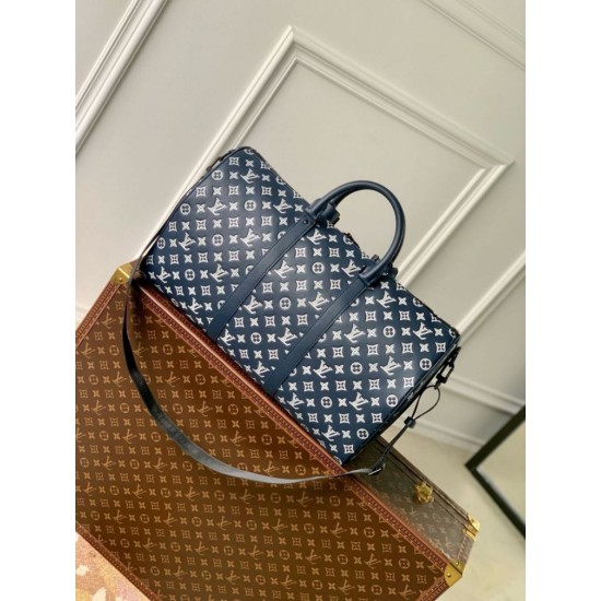 Replica Louis Vuitton Keepall Bandouliere 50 Bag Monogram Shadow M24953 Replica Louis Vuitton Keepall Bandouliere 50 Bag Monogram Shadow M24953
