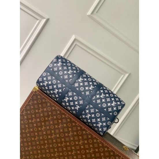 Replica Louis Vuitton Keepall Bandouliere 50 Bag Monogram Shadow M24953 Replica Louis Vuitton Keepall Bandouliere 50 Bag Monogram Shadow M24953