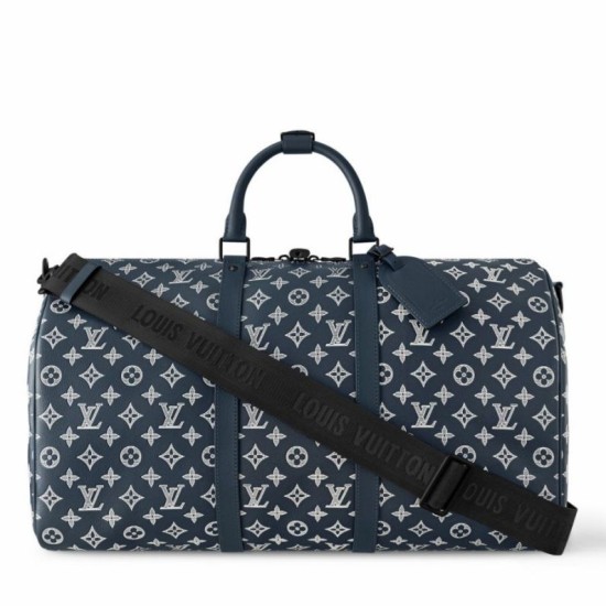 Replica Louis Vuitton Keepall Bandouliere 50 Bag Monogram Shadow M24953 Replica Louis Vuitton Keepall Bandouliere 50 Bag Monogram Shadow M24953