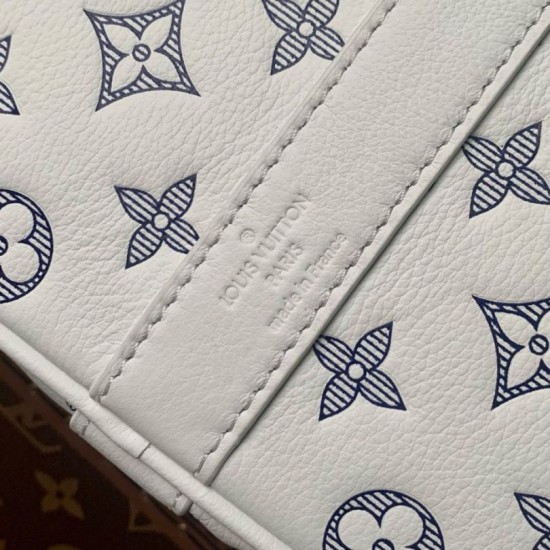 Replica Louis Vuitton Keepall Bandouliere 50 Bag Monogram Shadow M24954