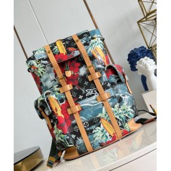 Fake Louis Vuitton Christopher MM Backpack Monogram Surfin M24996 Replica