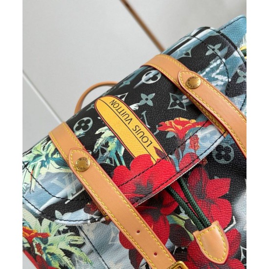 Replica Louis Vuitton Christopher MM Backpack Monogram Surfin M24996 Fake Louis Vuitton Christopher MM Backpack Monogram Surfin M24996 Replica