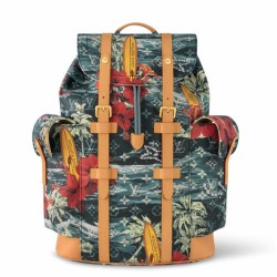 Fake Louis Vuitton Christopher MM Backpack Monogram Surfin M24996 Replica