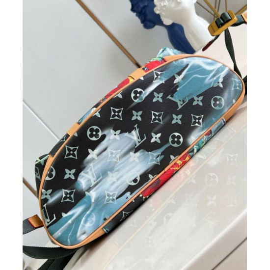 Replica Louis Vuitton Christopher MM Backpack Monogram Surfin M24996 Fake Louis Vuitton Christopher MM Backpack Monogram Surfin M24996 Replica