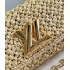 Replica Louis Vuitton Twist West Bag Natural Raffia M25030 Replica Louis Vuitton Twist West Bag Natural Raffia M25030