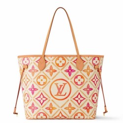 Fake Louis Vuitton Neverfull MM Bag Monogram Tiles M25317 Replica