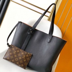 Replica Louis Vuitton Low Key Cabas MM Bag Black M25341