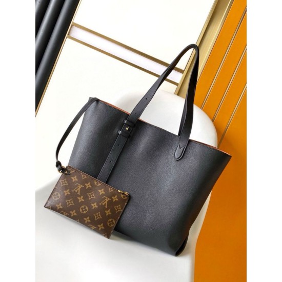 Replica Louis Vuitton Low Key Cabas MM Bag Black M25341 Replica Louis Vuitton Low Key Cabas MM Bag Black M25341