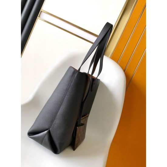 Replica Louis Vuitton Low Key Cabas MM Bag Black M25341 Replica Louis Vuitton Low Key Cabas MM Bag Black M25341