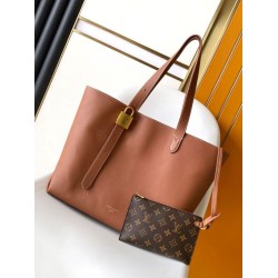 Fake Louis Vuitton Low Key Cabas MM Bag Brown M25342 Replica Fake Louis Vuitton Low Key Cabas MM Bag Brown M25342 Replica