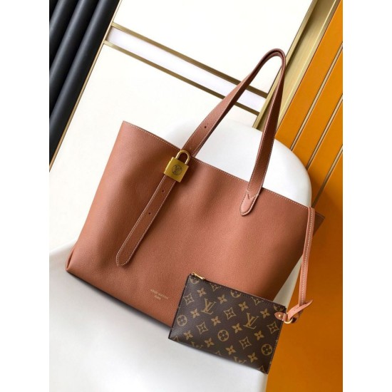 Fake Louis Vuitton Low Key Cabas MM Bag Brown M25342 Replica Fake Louis Vuitton Low Key Cabas MM Bag Brown M25342 Replica