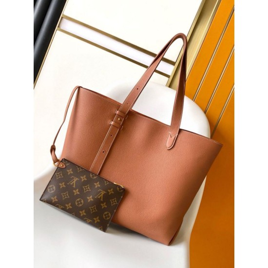 Fake Louis Vuitton Low Key Cabas MM Bag Brown M25342 Replica Fake Louis Vuitton Low Key Cabas MM Bag Brown M25342 Replica