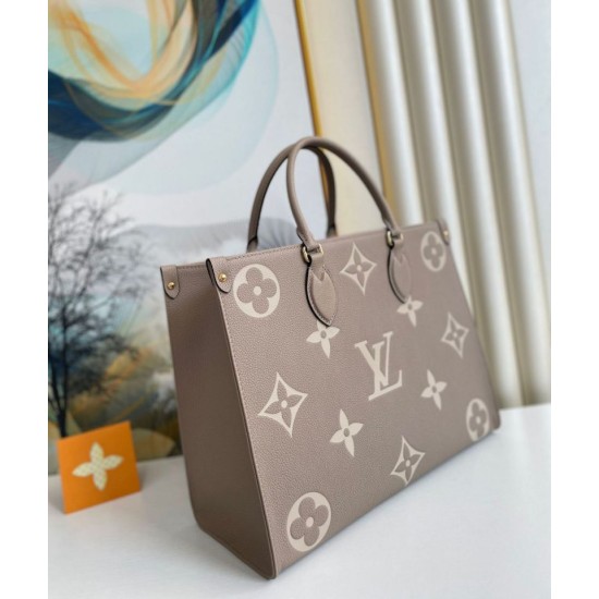 Replica Louis Vuitton OnTheGo MM Bag Bicolor Empreinte M45494 Replica Louis Vuitton OnTheGo MM Bag Bicolor Empreinte M45494