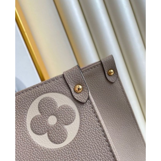 Replica Louis Vuitton OnTheGo MM Bag Bicolor Empreinte M45494 Replica Louis Vuitton OnTheGo MM Bag Bicolor Empreinte M45494
