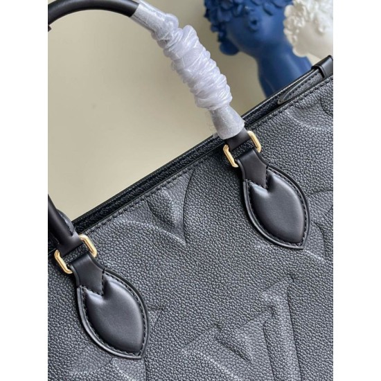 Fake Louis Vuitton OnTheGo MM Bag Monogram Empreinte M45595 Replica Replica Louis Vuitton OnTheGo MM Bag Monogram Empreinte M45595