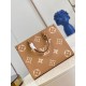 Fake Louis Vuitton OnTheGo MM Bag Bicolor Monogram Empreinte M45982 Replica Replica Louis Vuitton OnTheGo MM Bag Bicolor Monogram Empreinte M45982