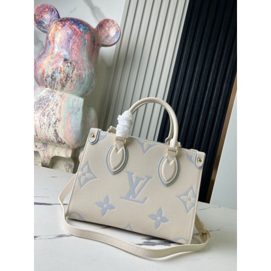 Replica Louis Vuitton Onthego PM Bag Bicolor Monogram Empreinte M46833 Fake Louis Vuitton Onthego PM Bag Bicolor Monogram Empreinte M46833 Replica