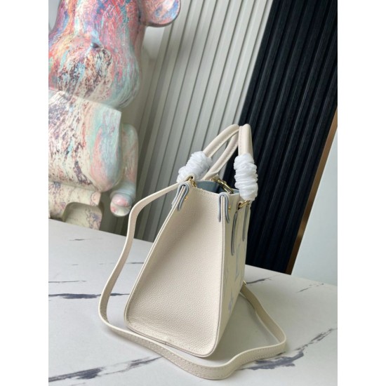 Replica Louis Vuitton Onthego PM Bag Bicolor Monogram Empreinte M46833 Fake Louis Vuitton Onthego PM Bag Bicolor Monogram Empreinte M46833 Replica