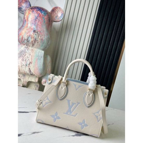 Replica Louis Vuitton Onthego PM Bag Bicolor Monogram Empreinte M46833 Fake Louis Vuitton Onthego PM Bag Bicolor Monogram Empreinte M46833 Replica