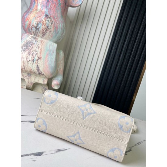 Replica Louis Vuitton Onthego PM Bag Bicolor Monogram Empreinte M46833 Fake Louis Vuitton Onthego PM Bag Bicolor Monogram Empreinte M46833 Replica